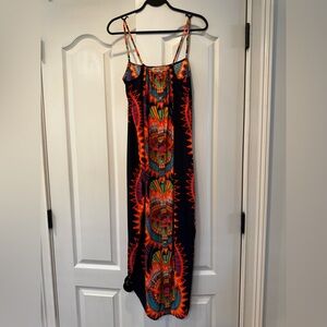 Mara Hoffman button down midi Dress. size S.
Excellent condition! Aztec print